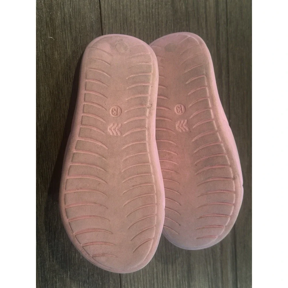 Girls Pink All In Motion Slides Sandals Beach Comfort Vacation Sz‎ 13 Casual